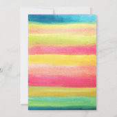 hand geschilderde waterverf kaart (Achterkant)