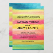 hand geschilderde waterverf kaart (Voorkant / Achterkant)