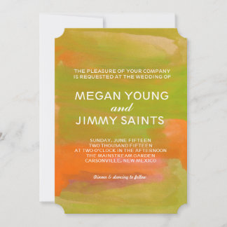 hand geschilderde waterverf kaart