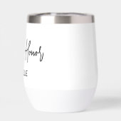 Hand Geschreven Bruidsmeisje Maid of Honor Bridal (Achterkant)