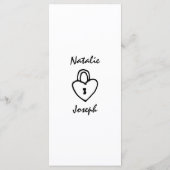 Hand geschreven getrokken retro eigenzinnige uniek menu (Achterkant)