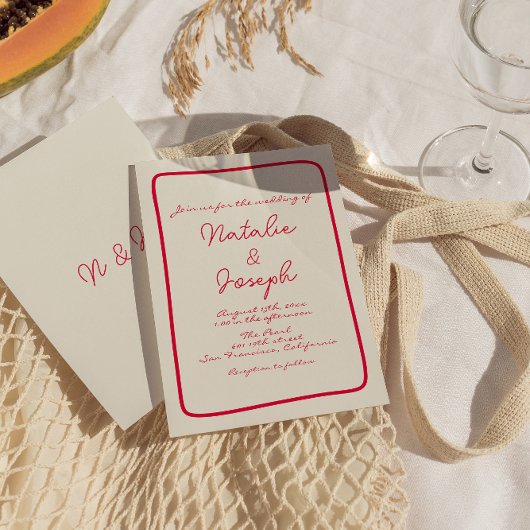 Hand-geschreven kleurrijke retro heldere unieke br kaart