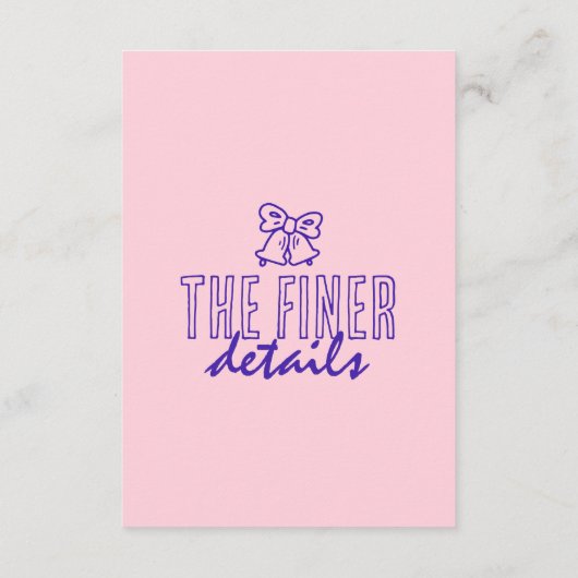 Hand geschreven kleurrijke retro moderne bruiloft informatiekaartje (Achterkant)