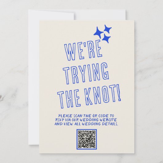 Hand-geschreven Kleurrijke Retro Unieke QR Code Br Kaart (Achterkant)