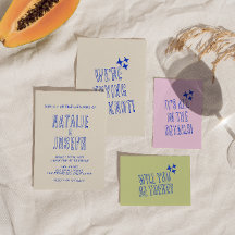 Hand-geschreven Kleurrijke Retro Vette Unieke Brui