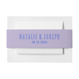 Hand-geschreven Kleurrijke Vette Retro Unieke Brui Uitnodigingen Wikkel