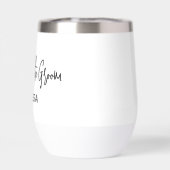 Hand Geschreven Moeder van de Bruidegom Script (Achterkant)