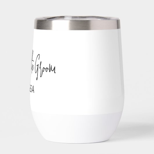 Hand Geschreven Moeder van de Bruidegom Script (Achterkant)