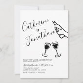  hand geschreven neutrale engagementspartij kaart (Voorkant)