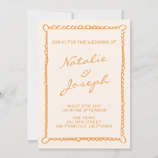 Hand geschreven Pinstripe kleurrijk alles in één b Kaart (Voorkant)