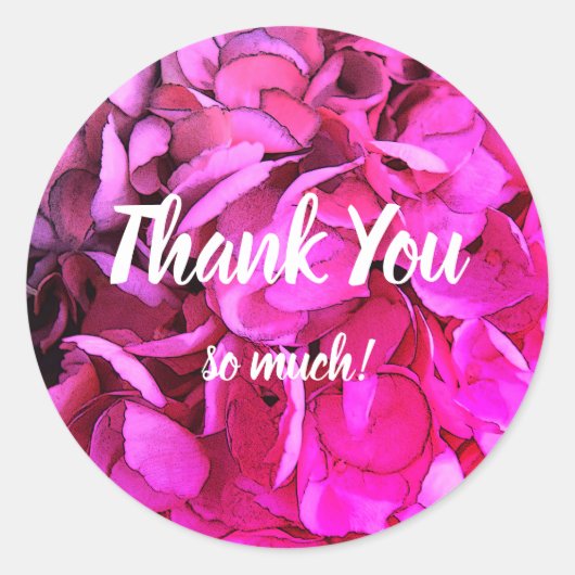 Hand geschreven script heel erg bedankt! Label (Voorkant)