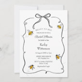 Hand getekend bedoeld om bruids douche uitnodiging (Voorkant)