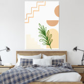 Hand getekend Boho Wall Art #1 Canvas Afdruk (Insitu (Slaapkamer))