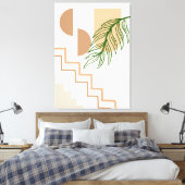 Hand getekend Boho Wall Art #3 Canvas Afdruk (Insitu (Slaapkamer))