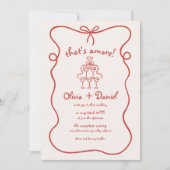 Hand getekend Dat is een meer Italiaanse grillige  Kaart (Voorkant)