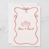 Hand getekend Dat is een meer Italiaanse grillige  Kaart (Achterkant)