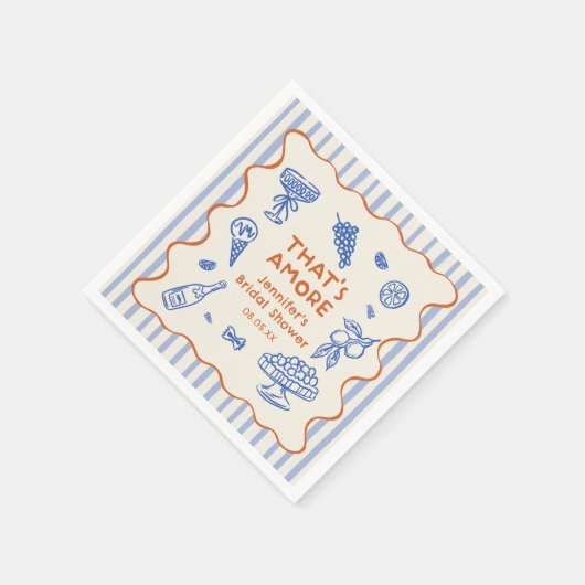 Hand getekend, dat is nog een Italiaans Vrijgezell Servet (Hoek)