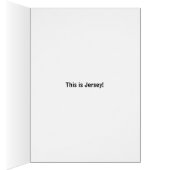 Hand getekend Dit is Jersey wenskaart (Binnen (Rechts))