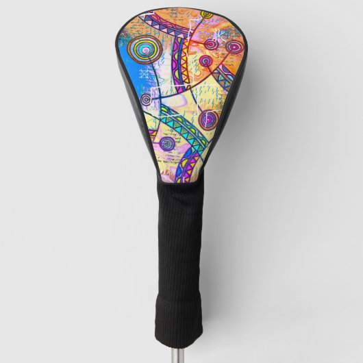 Hand getekend door EDDArt - Droom Schaal 1 Golfheadcover (Voorkant)