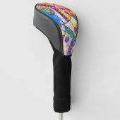Hand getekend door EDDArt - Droom Schaal 1 Golfheadcover (Schuin)