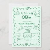 Hand getekend een klein beetje oudere Martini verj Kaart (Voorkant)