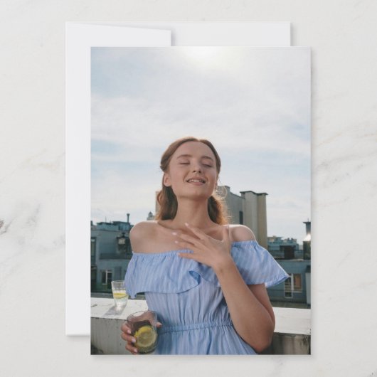 Hand getekend een klein beetje oudere Martini verj Kaart (Achterkant)