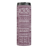  hand getekend  etnische stijl naadloze P Thermosbeker (Achterkant)
