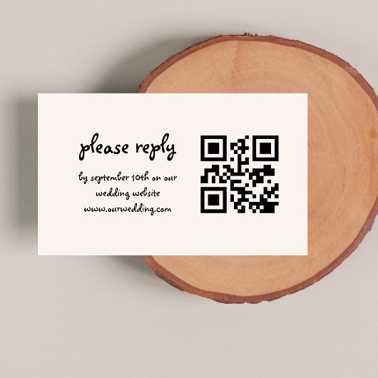 Hand getekend  Frans zwart grillige bruiloft Informatiekaartje