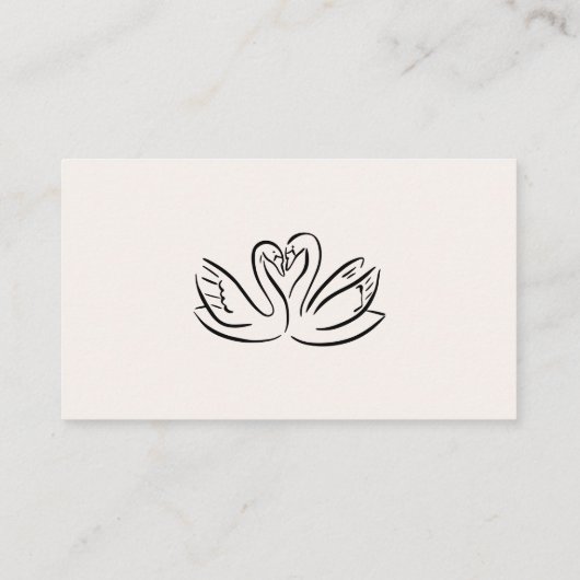 Hand getekend  Frans zwart grillige bruiloft Informatiekaartje (Achterkant)