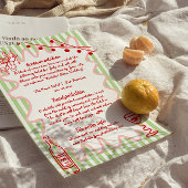 Hand getekend geschilderd eigenzinnige bruiloft le informatiekaartje