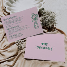 Hand getekend geschreven roze kleurrijke bruiloft 