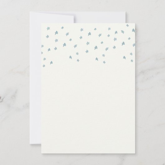 Hand getekend grillig diner feest kaart (Achterkant)