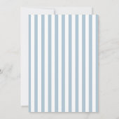 Hand getekend Groen Blauw Wavy Lijst Palm Tree Wed Kaart (Achterkant)