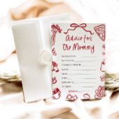 Hand getekend Italiaans advies voor de mama-to-be Kaart