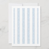 Hand getekend Italiaans eten bruiloft Save The Date (Achterkant)