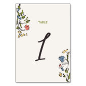 Hand getekend kleurrijk bloemig Vrijgezellenfeest Kaart (Voorkant)