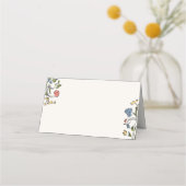 Hand getekend kleurrijk bloemig Vrijgezellenfeest Plaatskaartje (Voorkant)