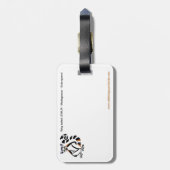 Hand getekend - LEMUR - Primaat - Madagaskar Bagagelabel (Achterkant verticaal)
