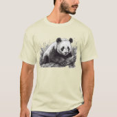 HAND GETEKEND PANDA T-SHIRT (Voorkant)