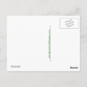 Hand getekend - SEAHORSE- Dierenvriend - Wildlife Briefkaart (Achterkant)