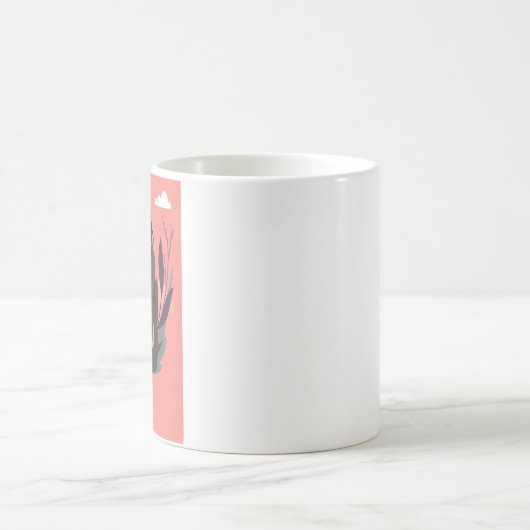 Hand Getekend Zwart Bewustzijnsdag Concept Pret 1/ Koffiemok (Center)