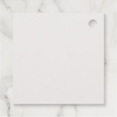 Hand Getekende Cowgirl Bachelorette Weekend Bedankjes Labels (Achterkant)