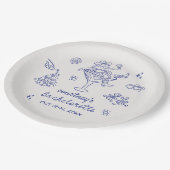 Hand Getekende Cowgirl Bachelorette Weekend Papieren Bordje (Gekanteld)