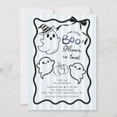 Hand getekende geest verjaardagsfeestje uitnodigin kaart (Voorkant)