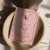 Hand getekende gejuich om dertig 30e foto verjaard kaart