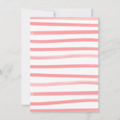 Hand getekende grillige Baby shower Clothesline Gi Kaart (Achterkant)