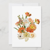 Hand getekende illustratie van een bloemen boeket. kaart (Voorkant)