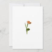 Hand getekende illustratie van een bloemen boeket. kaart (Achterkant)