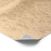 Hand-getekende kunst | Vrouw bij strand Poster (Hoek)