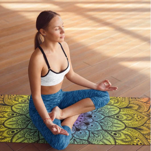 Hand Getekende Mandela 1  Yogamat